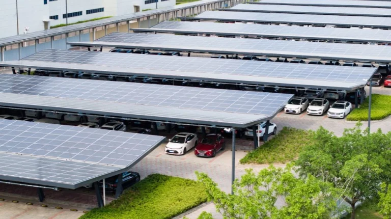 Ombrières de parking